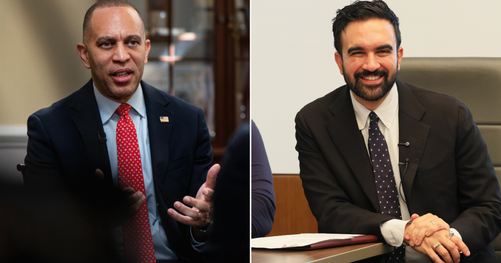 House Minority Leader Hakeem Jeffries endorses Zohran Mamdani in NYC mayor’s race