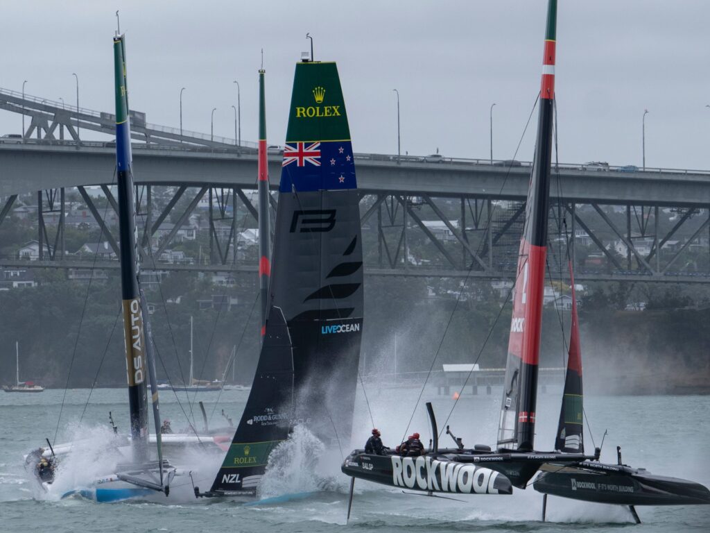 Two hurt after high-speed New Zealand-France crash at Auckland SailGP race | Olympics News