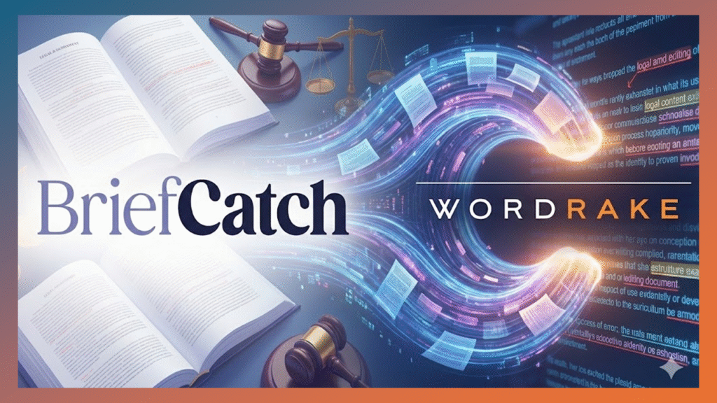 In A Marriage Of Legal Editing Tools, BriefCatch Has Acquired WordRake and Its 12 Editing Patents